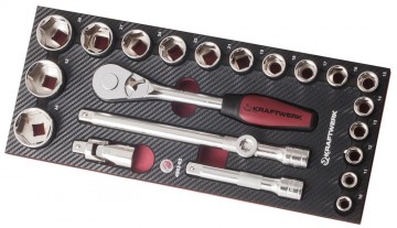 1 kraftwerk doppenassortiment met ratel 12 22delig 490303