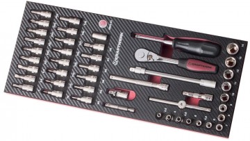 1 kraftwerk doppenassortiment met ratel 14 46delig 490301