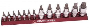 1 kraftwerk doppenassortiment torx 14 12 13delig 99045