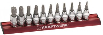1 kraftwerk doppenassortiment torx 38 11delig 205099
