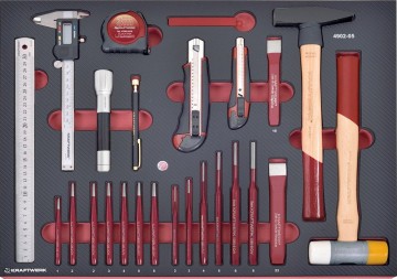 1 kraftwerk slag snij en meetgereedschapassortiment 490205