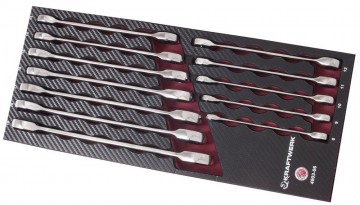 1 kraftwerk steekringratelsleutelassortiment 12delig 490317