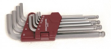 1 kraftwerk stiftsleutelset inbus 10delig 3602