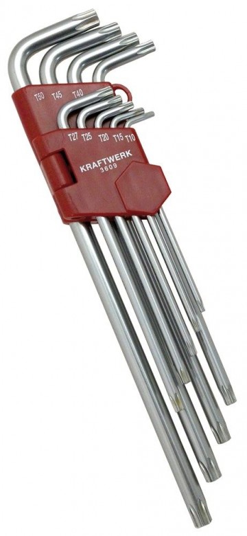 1 kraftwerk stiftsleutelset torx 7delig 3609