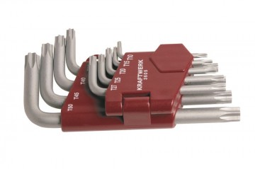 1 kraftwerk stiftsleutelset torx 9delig 3605