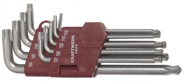 1 kraftwerk stiftsleutelset torx 9delig 3608