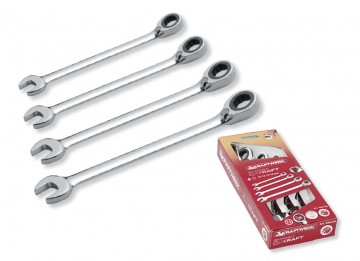 Kraftwerk 3404 50 steek ringratelset 4 delig