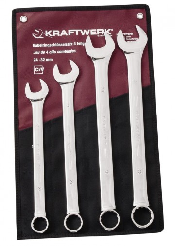 Kraftwerk 3558r steek ringsleutelset 4 delig