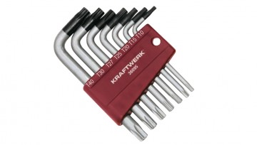 Kraftwerk 3609s stiftsleutelset torx 7 delig
