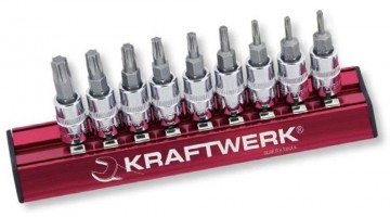 Kraftwerk doppenassortiment torx 14 9delig 115099