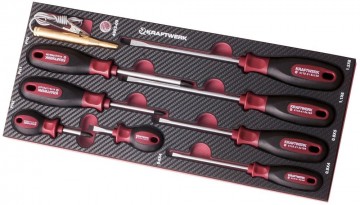 Kraftwerk schroevendraaierassortiment 9delig 490309