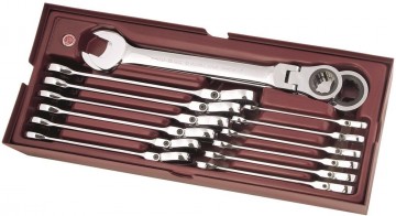 Kraftwerk steekringratelsleutelassortiment 14delig 490046b