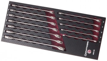 Kraftwerk steekringsleutelassortiment 12delig 490306